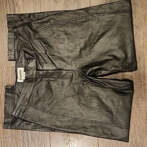 ❤️ BAGATELLE GENUINE LEATHER HIGH RISE STRAIGHT LEG PANTS, 8P (29 PETITE)